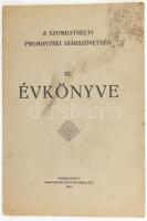 1937 A Szombathelyi Premontrei Diákszövetség IX. évkönyve. Szombathely, 1937., Martineum, 16 p. Kiadói foltos papírkötés.