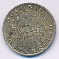 Ausztria 1928. 2Sch Ag "100 éve halt meg Schubert" T:AU,XF patina Austria 1928. 2 Schillin...