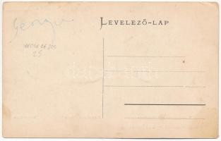 Alsóidecs, Alsó-Idecs, Eidisch, Ideciu de Jos; Kirchengasse mit Pfarrhaus, Kirche und Schule, Bauern...