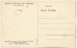 Rozávlya, Rozália, Rosalien, Rozavlea (Máramaros, Maramures); Interiorul Bisericei / Ortodox fatempl...