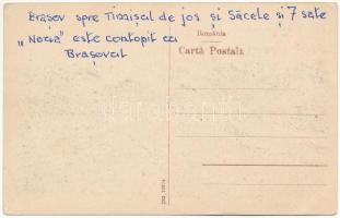 Brassó, Kronstadt, Brasov; Noa nyaraló városi-elővárosi vasútállomás gőzmozdonnyal / Gara din Noua /...