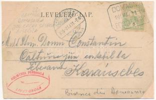 1906 Domásnya, Domasnia, Domasnea; Ortodox templom / Orthodox church (r)