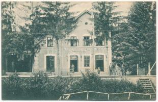 Málnásfürdő, Malnas Bai; vasútállomás. F. Formescu kiadása / Gara / Bahnhof / railway station (r)