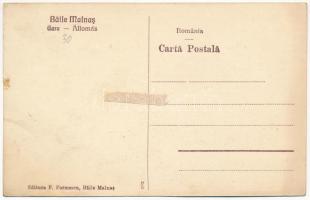 Málnásfürdő, Malnas Bai; vasútállomás. F. Formescu kiadása / Gara / Bahnhof / railway station (r)