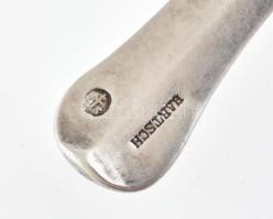 Antik Ezüst (Ag) teáskanál, 13 latos jelzéssel, mester: Bartsch. h: 15,5 cm, nettó: 19,4g