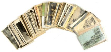 Kb. 140 db RÉGI főleg történelmi magyar város képeslap vegyes minőségben: Erdély, lithok, pár külföl...