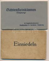 4 db régi német képeslap füzet / 4 pre-1945 German postcard booklets