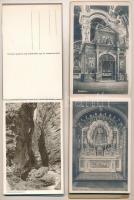 4 db régi német képeslap füzet / 4 pre-1945 German postcard booklets