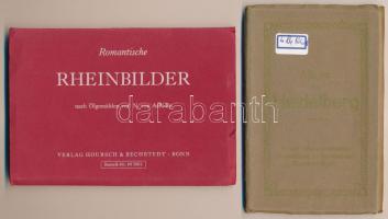 4 db régi német képeslap füzet / 4 pre-1945 German postcard booklets