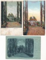 Orsova, Korona kápolna / chapel - 3 db régi képeslap / 3 pre-1945 postcards