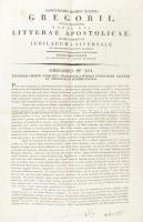 1833 XVI Gergely enciklikája Tichy János nyomdájából 2p.