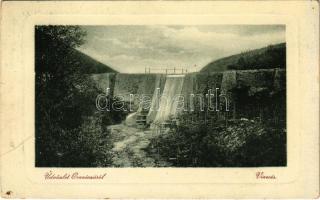 1910 Oravica, Oravita; vízesés. W.L. Bp. 1210. 1910/13. / waterfall (kopott sarkak / worn corners)