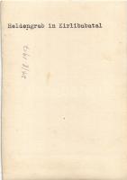 1917 Carlibaba, Kirlibaba, Radnalajosfalva (Bukovina, Bucovina); Heldengrab / WWI military heroes ce...