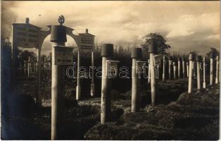 1917 Türkischer Heldenfriedhof in Striy Galizien / Első világháborús katonai hősök temetője Galíciai Stryi-ben / WWI Turkish military heroes cemetery. photo