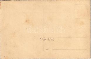 1917 Első világháborús osztrák-magyar katonai harctér, tábori faházak / WWI K.u.k. military front, w...