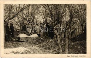 Egy hadnagy temetése. Az Érdekes Újság kiadása / WWI K.u.k. military funeral (fl)