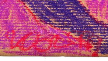 Csepeli Németh Miklós (1934-2012): Arckép. Pasztell, karton, jelzett. 43x24 cm