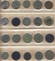 Jó világpénz tétel, 678db, régi és új, nagyon sok jobbal, rengeteg tengerentúllal!