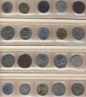 Jó világpénz tétel, 678db, régi és új, nagyon sok jobbal, rengeteg tengerentúllal!