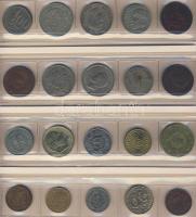 Jó világpénz tétel, 678db, régi és új, nagyon sok jobbal, rengeteg tengerentúllal!