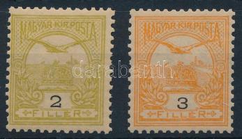 1904 Turul 2f és 3f fordított vízjellel