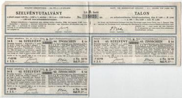 Budapest 1914. "Budapest Székesfőváros - Kötelezvény" 2400K-ról szárazpecséttel, bélyegzés...