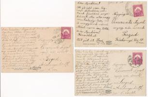 Piliscsaba-tábor - 3 db régi képeslap