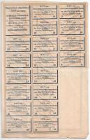 Budapest 1884. "Magyar-Franczia Biztosító Részvény-Társaság" részvénye 200Ft-ról szárazpec...