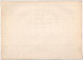 Budapest 1927. "Hazai Általános Biztosító Részvénytársaság" 20P-ről, szárazpecséttel T:AU ...