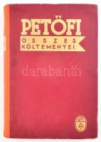 Petőfi összes költeményei. Bp., én., Aczél Testvérek. Kiadói aranyozott félvászon-kötés, kopott gerinccel, kissé kopott borítóval, kissé laza kötéssel.