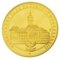 DN "Magyar Aranyóriások - Ferenc József aranyérem, Szeged újjáépítése 1883" aranyozott Cu ...