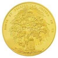 DN "Magyar Aranyóriások - V. Ferdinánd koronázási érem, 15 Dukát 1830" aranyozott Cu utánv...