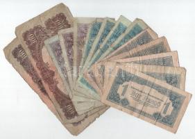 1944. 1P-5P (12db) A Vöröshadsereg Parancsnoksága + 100P (2db) A Vöröshadsereg Parancsnoksága T:F-G