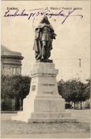 1913 Zombor, Sombor; II. Rákóczi Ferenc szobra. Lugumerszky P. Szvetozár kiadása / statue of Francis II Rákóczi
