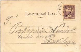 1903 Sztrecsnó, Sztrecsény, Strecno (Ruttka, Vrútky); vár. Sochán Pál kiadása / castle / hrad (EK)