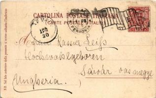 1903 Roma, Rome; Grand Hotel du Quirinal, Ponte e Castel S. Angelo / hotel, castle, bridge. Lit. L. ...