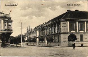 1914 Szombathely, Polgári fiúiskola. Dukesz Jenő kiadása (EK)