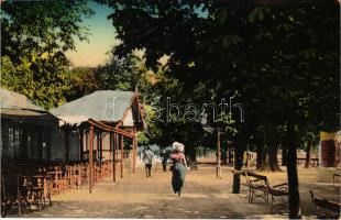 Brassó, Kronstadt, Brasov; Sétatér a Rezső körúton / Promenade am Rudolfsring / promenade