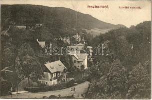 1913 Szováta-fürdő, Baile Sovata; nyaralók. Zsula Sándor kiadása / villas, spa (EK)