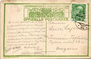 1910 Wien, Vienna, Bécs; Erste Internationale Jagdausstellung. Pavillon Norwegen / The First Interna...