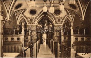 1914 Budapest V. Förster János sörözője az "Apostolok"-hoz, fülkék, belső. Kigyó utca 6. (EK)