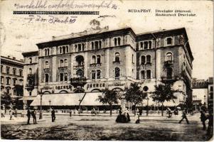 1922 Budapest VI. Drechsler éttermei, Drechsler palota (Lechner Ödön tervei alapján épült 1886-ban, 1949-től ezekben a helyiségekben kezdett el működni az Állami Balett Intézet) (fl)