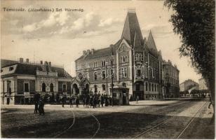 Temesvár, Timisoara; Józsefváros, Szentháromság / Iosefin, street view (EK)