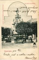 1902 Eperjes, Presov; Karafa (Caraffa) vesztőhely. Fénynyomat Divald műintézetéből / monument