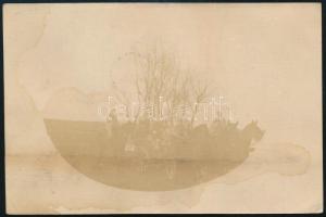 1916 Field postcard "K.u.k. Gruppe Oberst Ullrich" + "EP CHOLM" 1916 Tábori post...