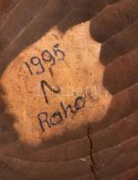 Gyökérfaragás, szobor, jelzett: Rahó (Kárpátalja), m: 48 cm