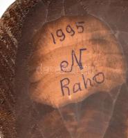 Gyökérfaragás, szobor, jelzett: Rahó (Kárpátalja), m: 42 cm