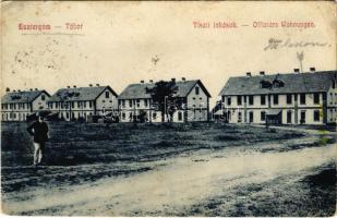 1911 Esztergom-Tábor, Tiszti lakások. Kaufmann Ferenc kiadása (Rb)