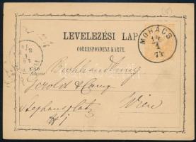 1874 2kr díjjegyes levelezőlap / PS-card 
