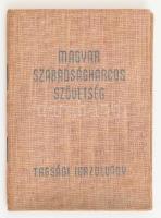 1952 Magyar Szabadságharcos Szövetség tagsági igazolvány, bélyegekkel
